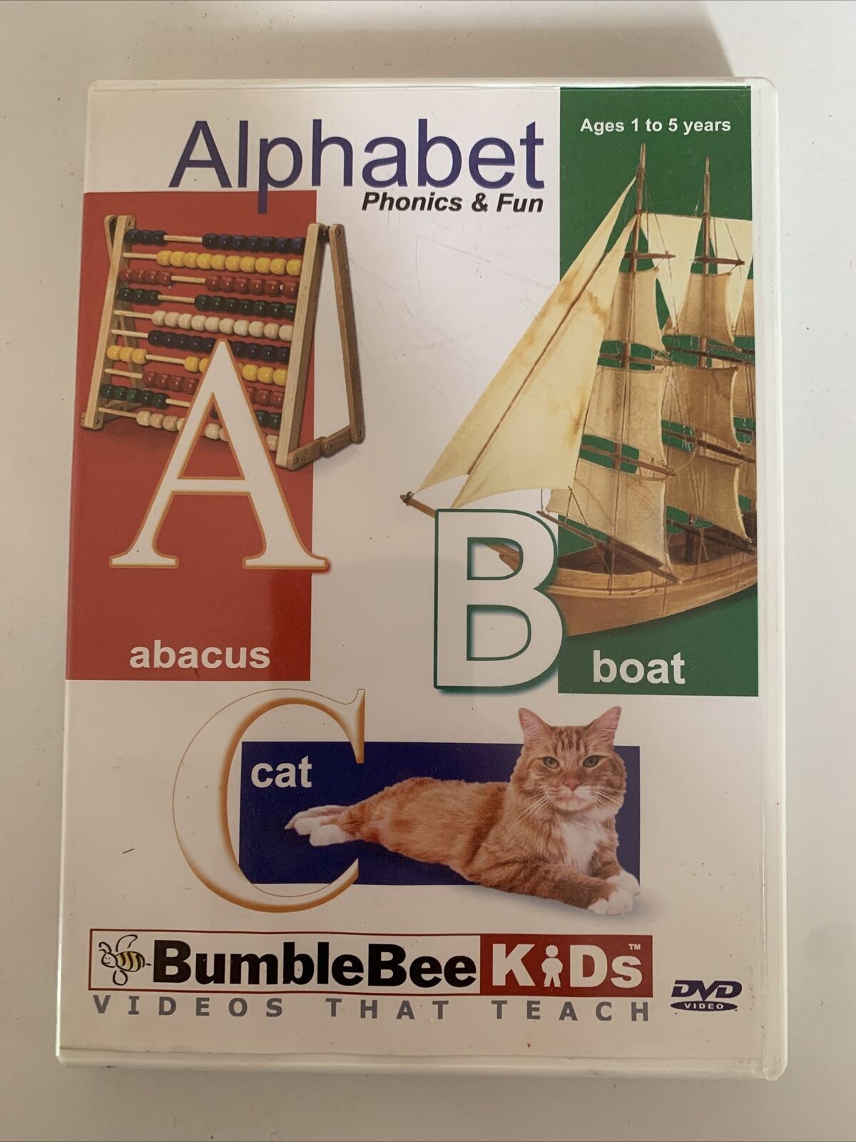 BumbleBee Kids: Alphabet Phonics & Fun – DVD Vocabulary Builder Math Counting