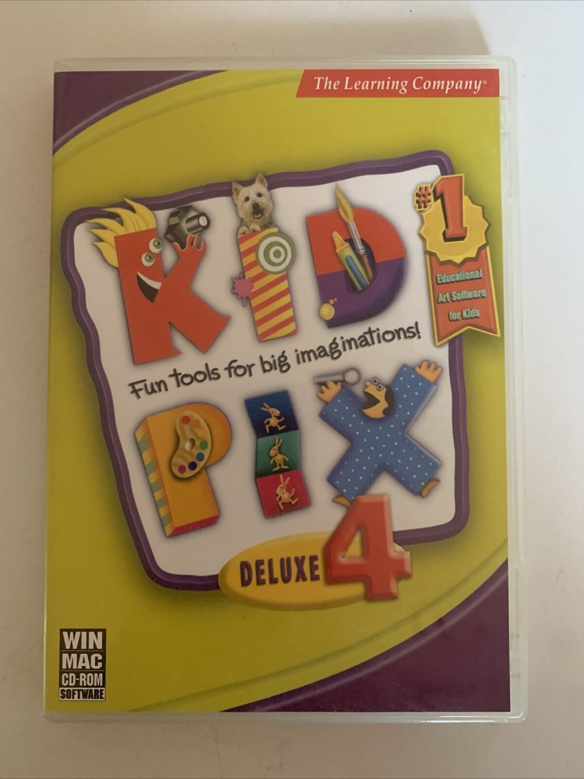 Kid Pix Deluxe 4 - PC Windows Mac CD-Rom Game