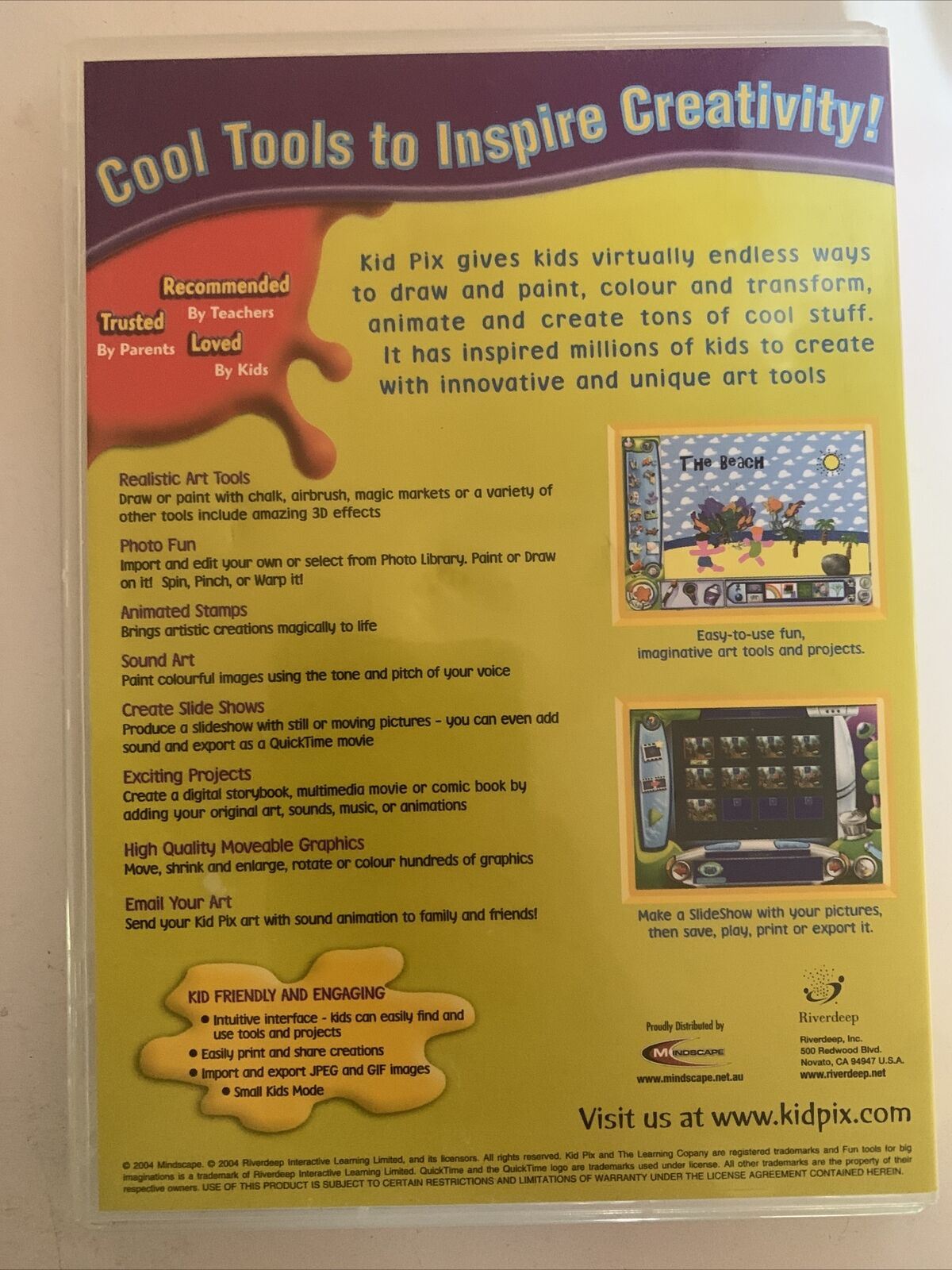 Kid Pix Deluxe 4 - PC Windows Mac CD-Rom Game