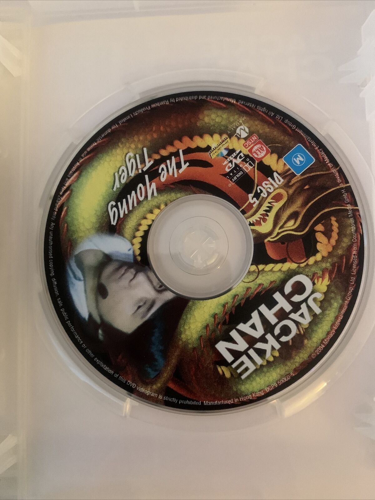 Jackie Chan Collection 5 DVD - Young Tiger, Fire Dragon , Eagle Shadow Fist...