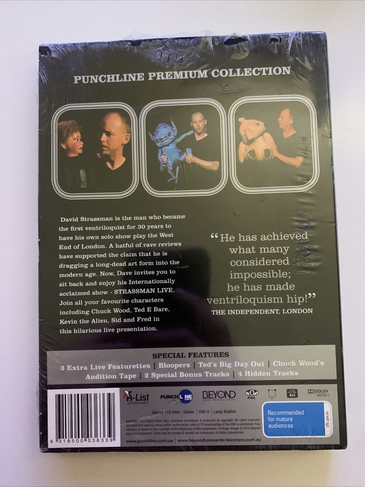 *New Sealed* Punchline Premium - David Strassman : Live (DVD, 2010)