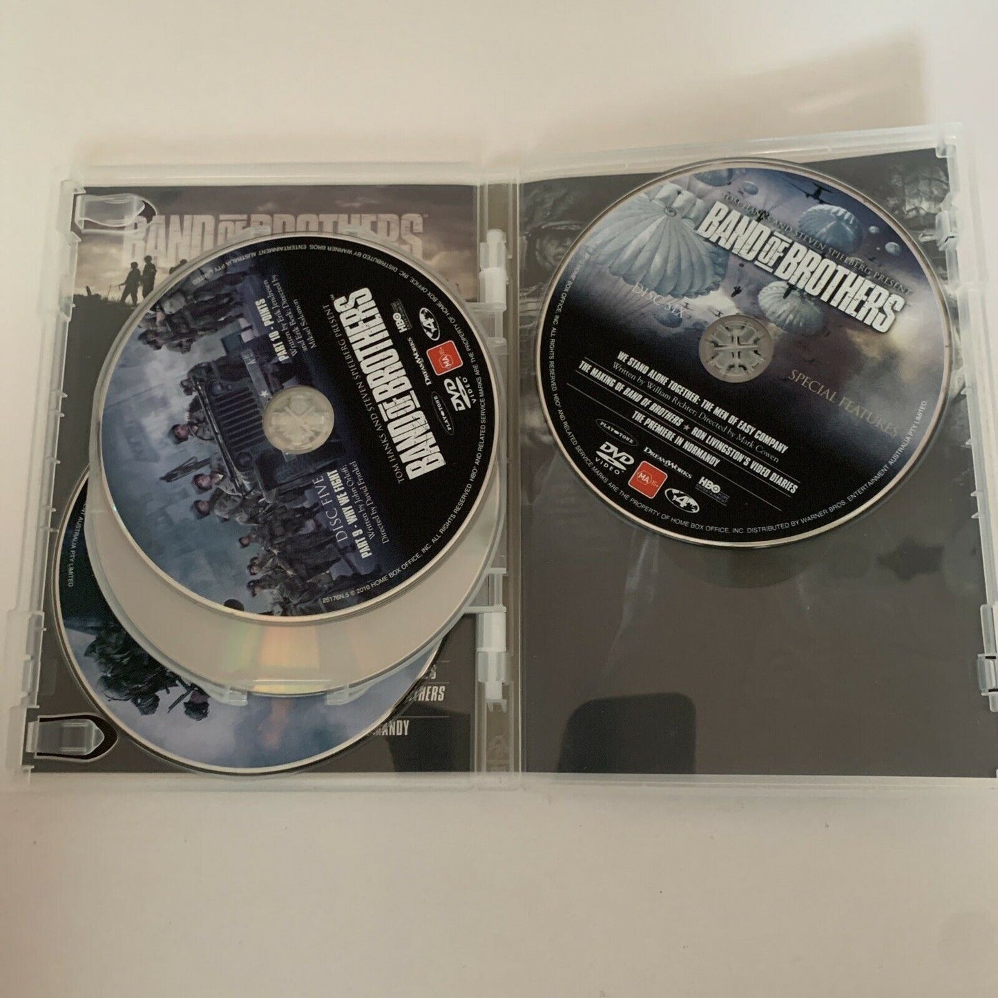 Band Of Brothers (DVD, 2001, 6-Disc Set) Region 4&2