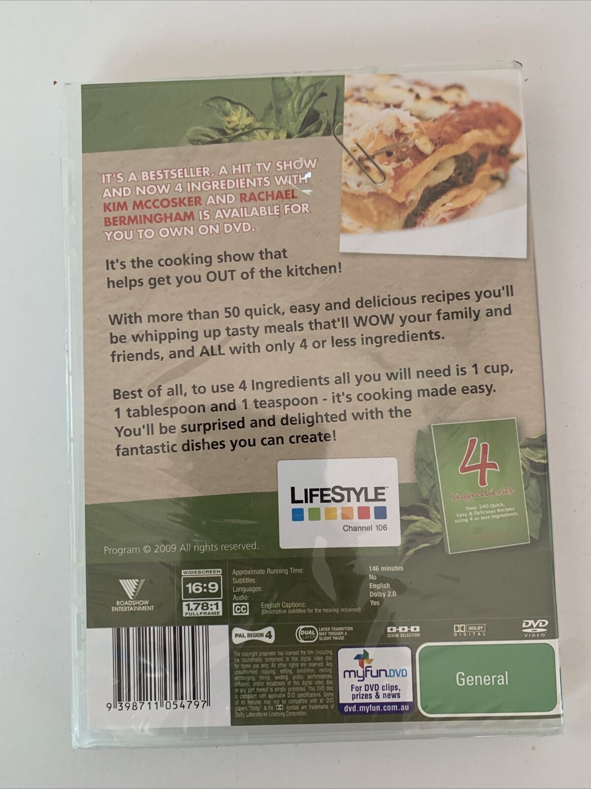 *New Sealed* 4 Ingredients : Series 1 (DVD, 2009) Region 4