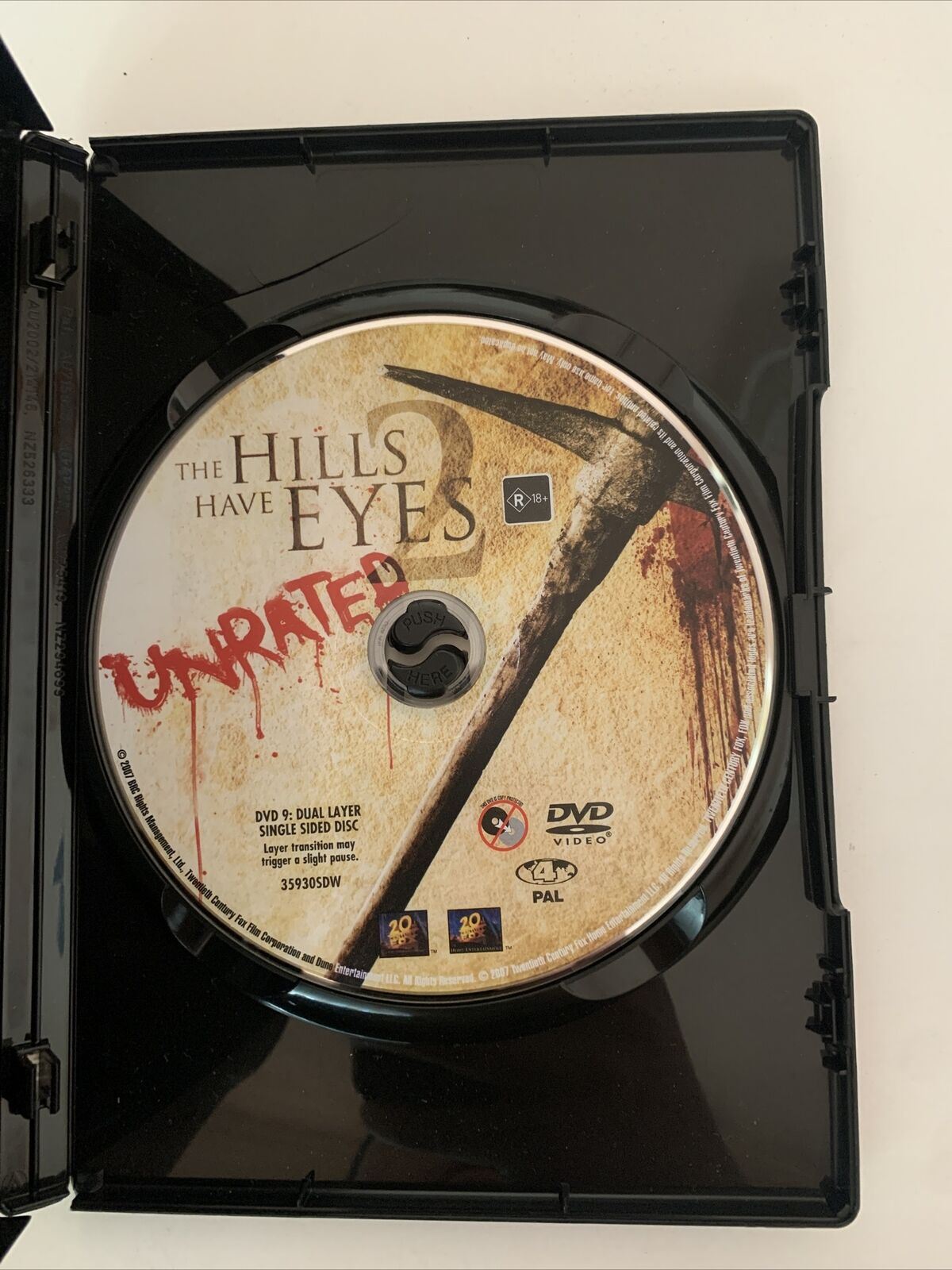 The Hills Have Eyes 1 & 2 - Unrated Edition (DVD, 2006) Region 4