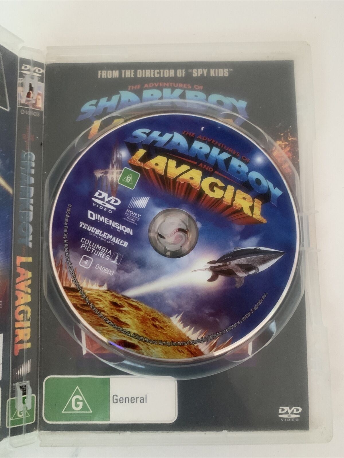 The Adventures Of Shark Boy And Lava Girl in 3-D (DVD, 2005) Region 4,2