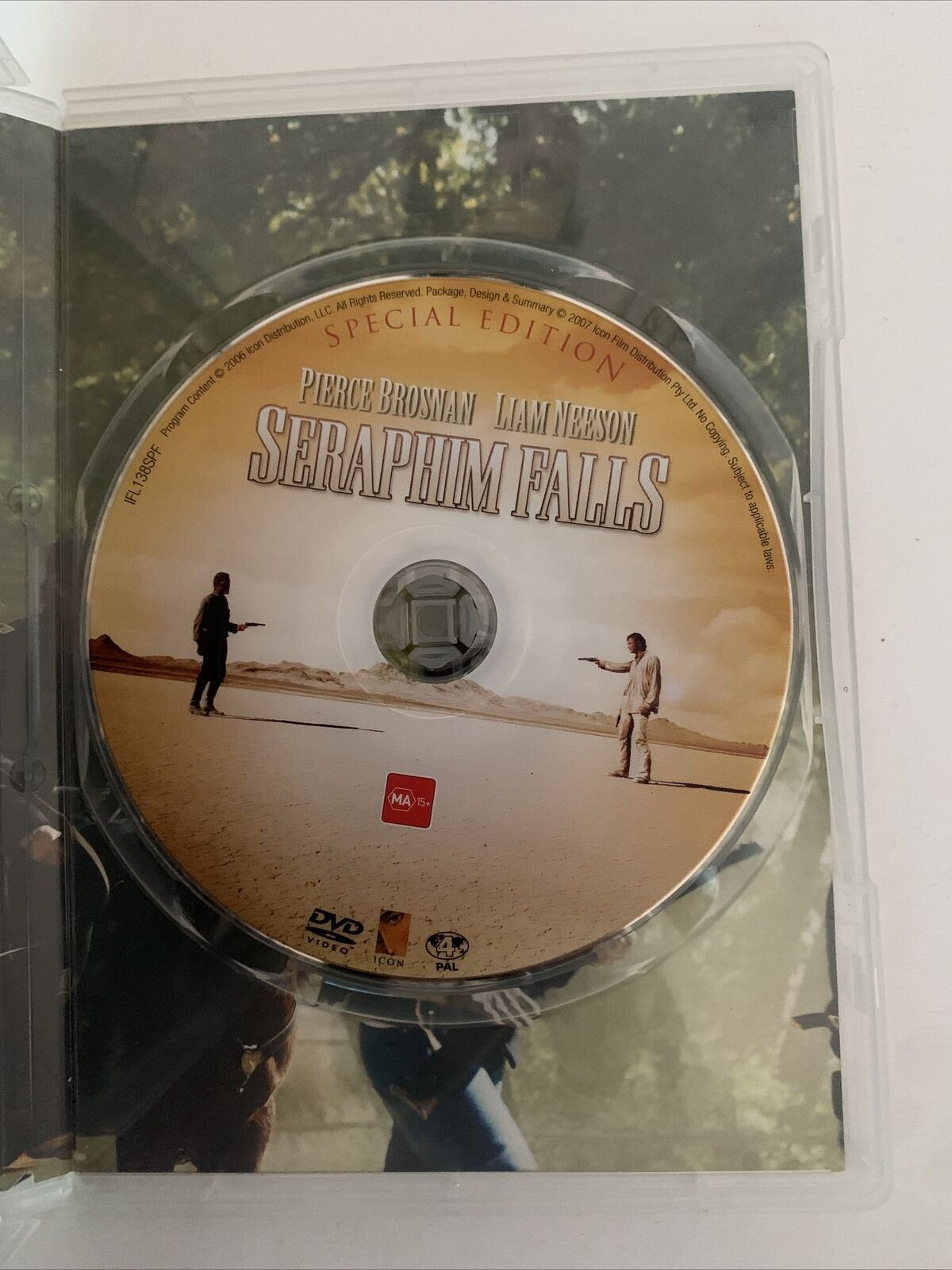 Seraphim Falls (DVD, 2006) Liam Neeson, Pierce Brosnan, Michael Wincott Region 4