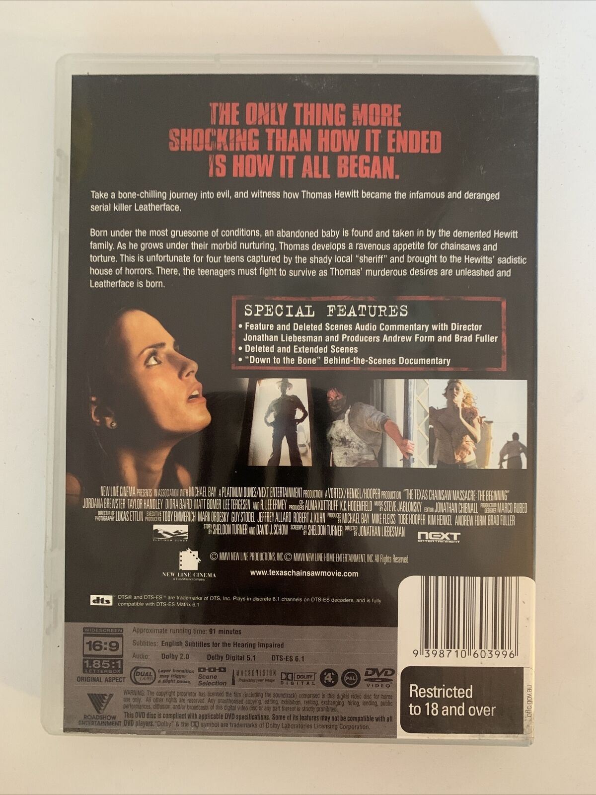 Texas Chainsaw Massacre - The Beginning (DVD, 2006) Region 4