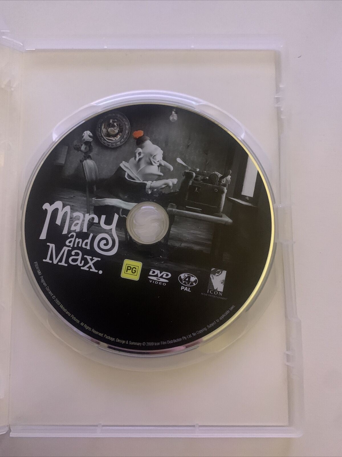 Mary And Max (DVD, 2009) Toni Collette, Eric Bana, Philip Seymour Hoffman. Reg 4