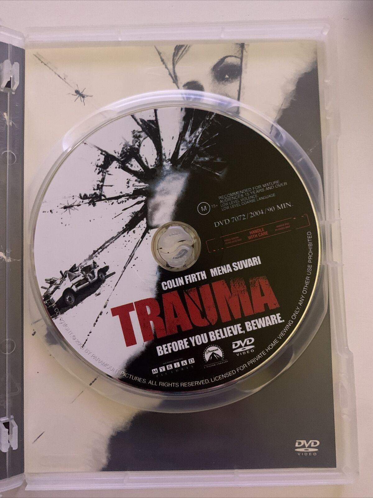 Trauma (DVD, 2004) Colin Firth, Naomie Harris, Mena Suvari. Region 4