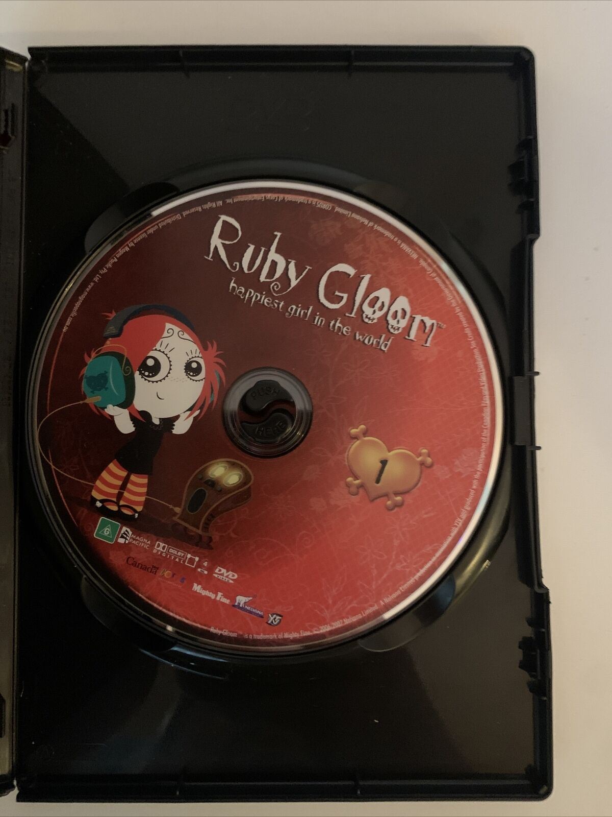 Ruby Gloom: Happiest Girl in the World - Vol 1 (DVD, 2006) All Regions