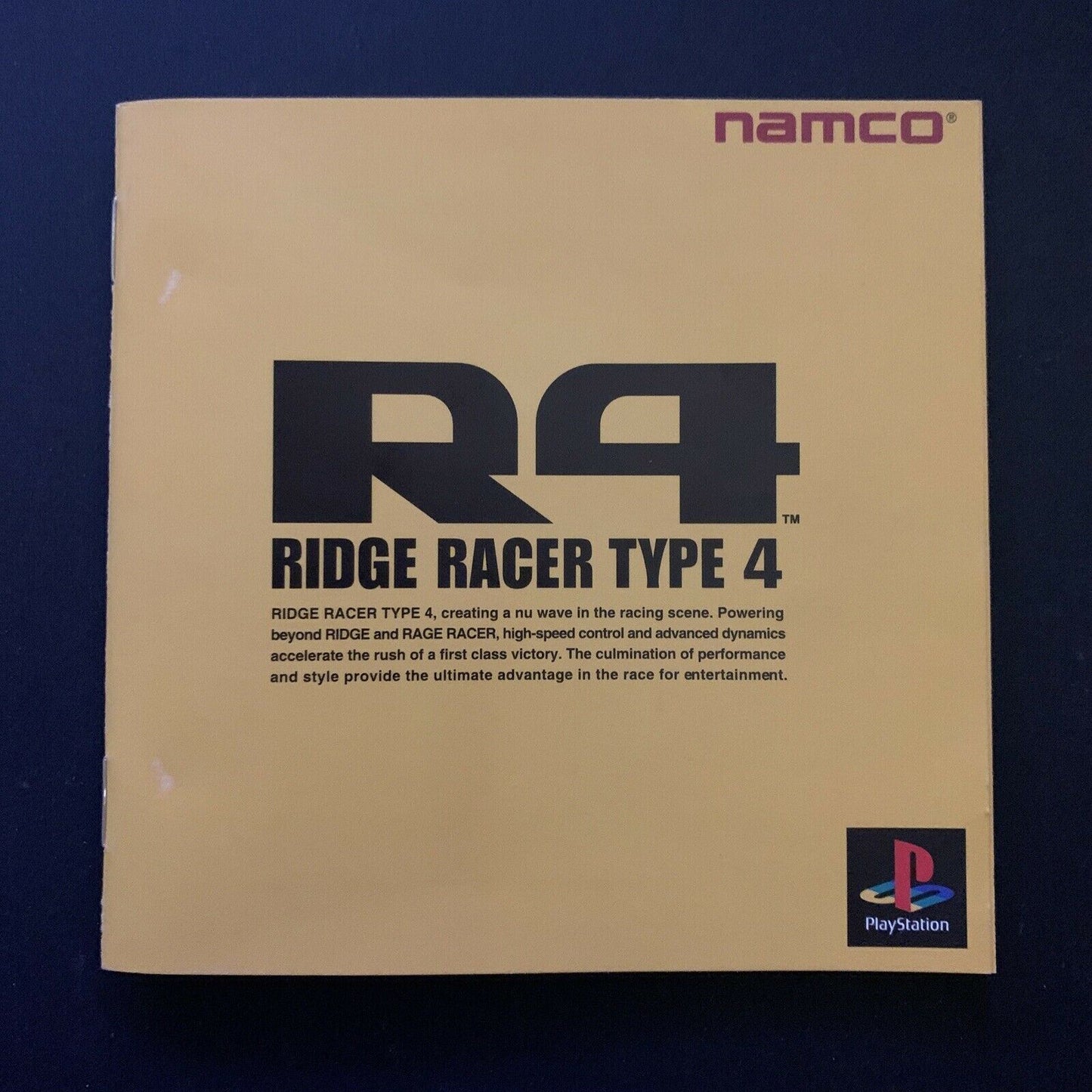 R4 Ridge Racer Type 4 - PlayStation PS1 NTSC-J Japan NAMCO Racing Game