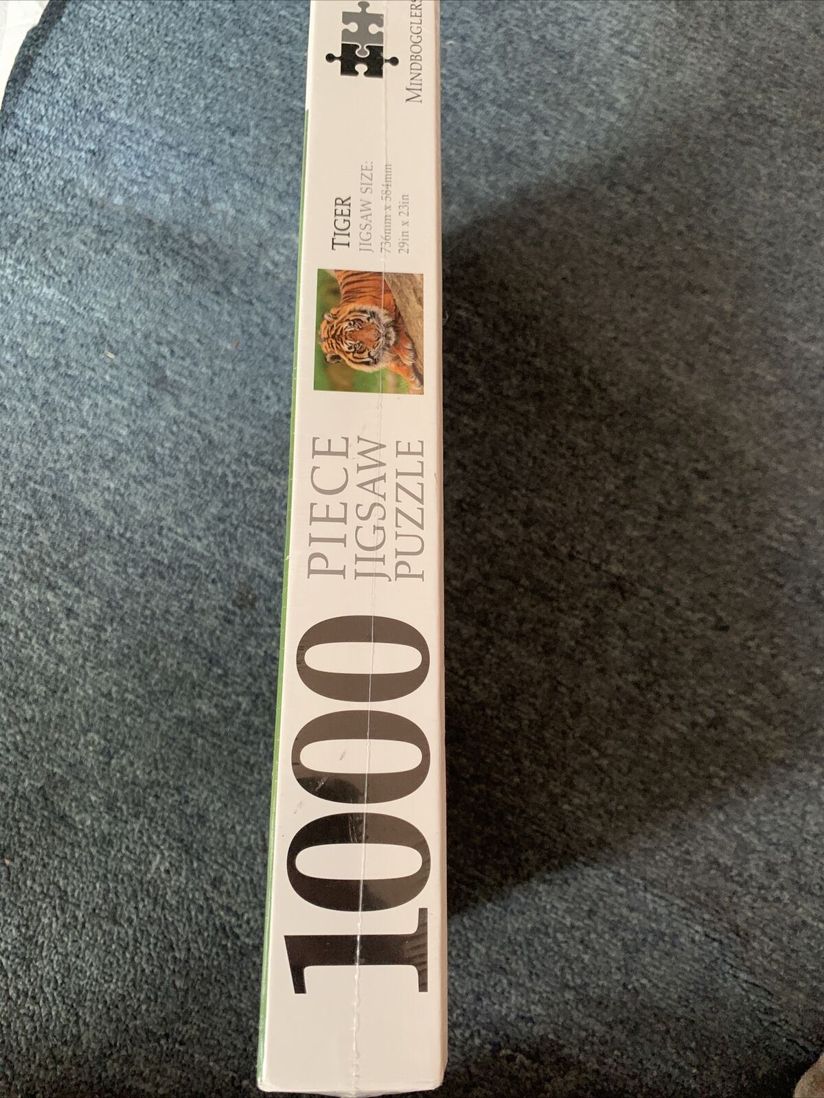*New Sealed* Mindbogglers 1000 Piece Puzzle Box Jigsaw Puzzle - Tiger