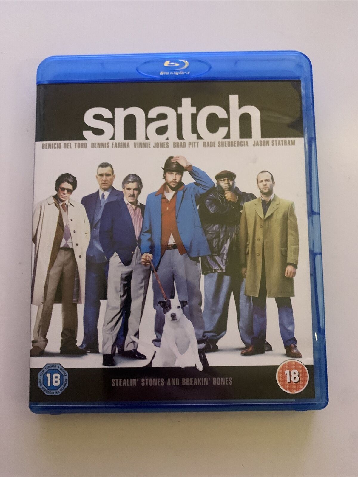 Snatch (Blu-ray, 2000) Brad Pitt, Vinnie Jones, Jason Statham, Benicio del Toro