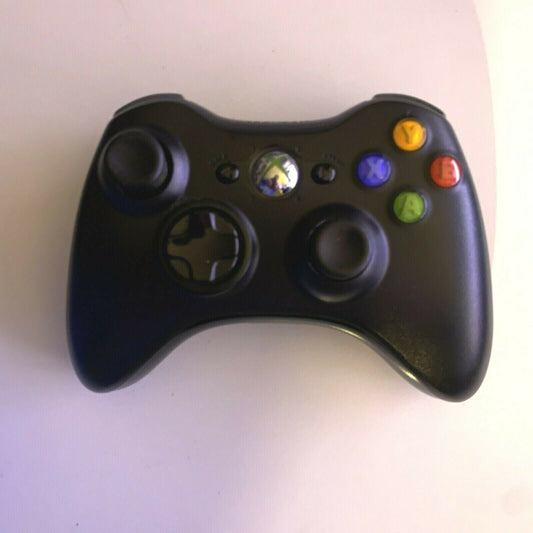 Genuine Official Microsoft Xbox 360 Wireless Controller - Black Tested & Working