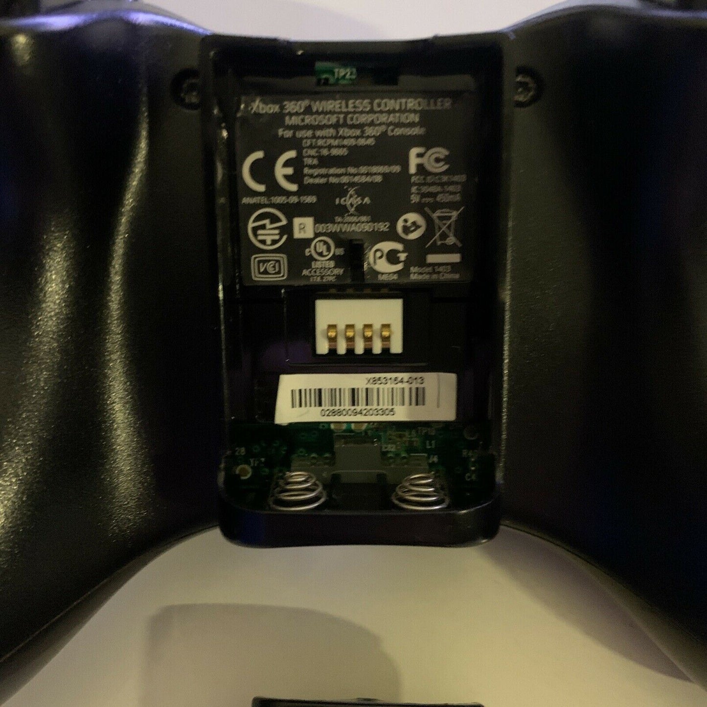 Genuine Official Microsoft Xbox 360 Wireless Controller - Black Tested & Working