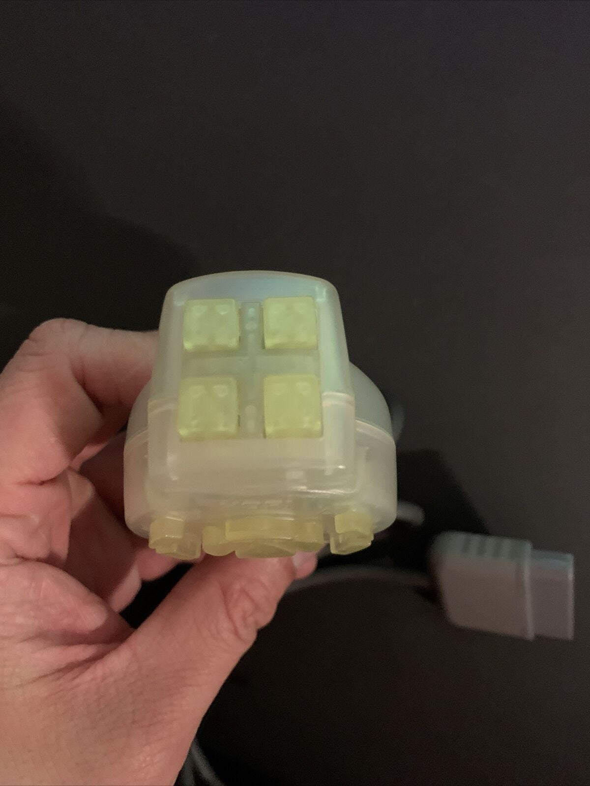 Official PlayStation HORI Grip Controller - One Handed Clear Transparent