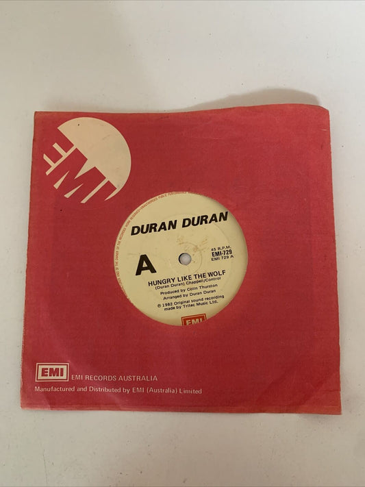 Duran Duran - Hungry Like The Wolf / Careless Memories Vinyl 1982