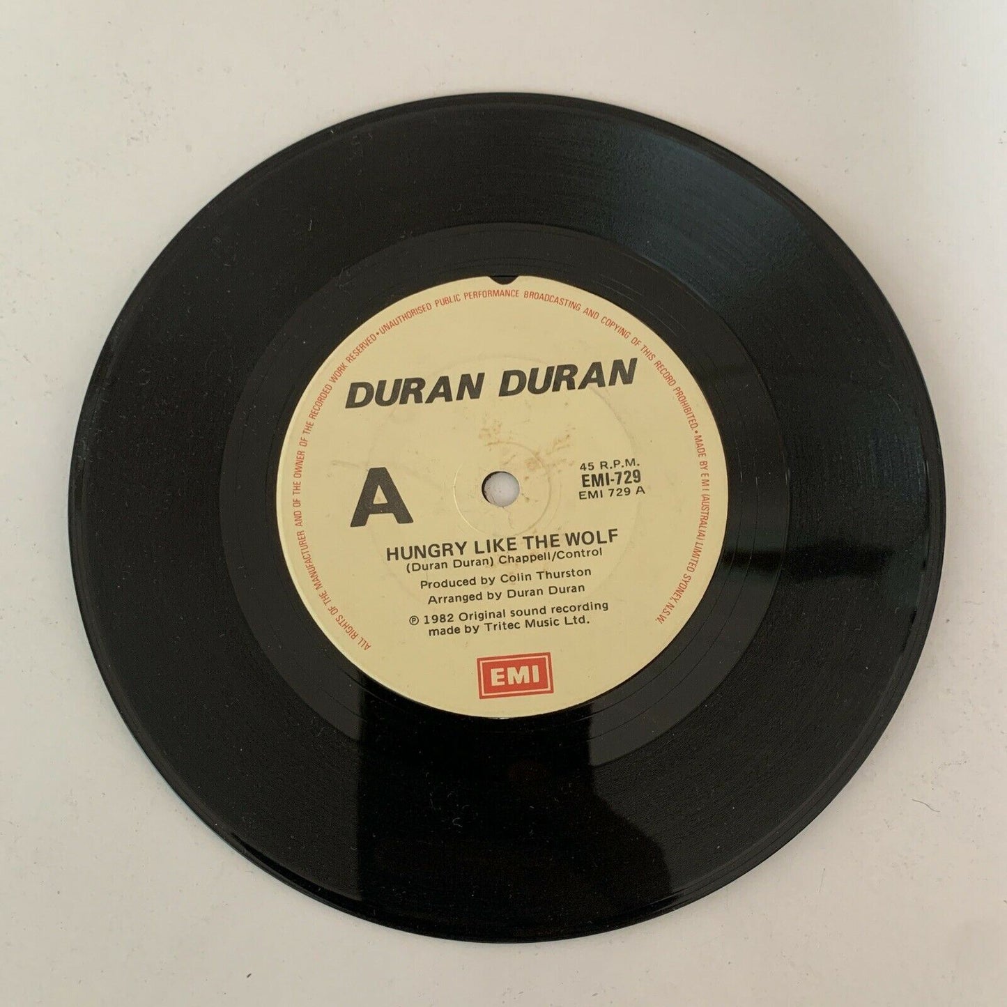 Duran Duran - Hungry Like The Wolf / Careless Memories Vinyl 1982