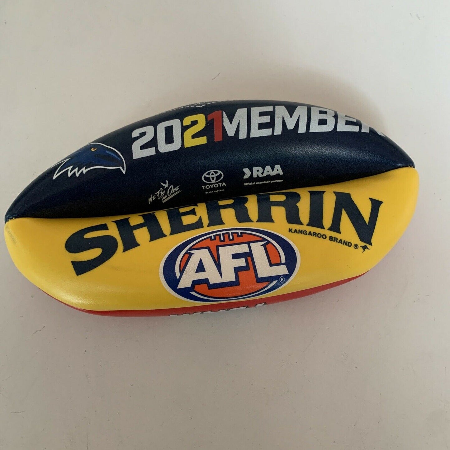 2x lot Official Adelaide Crows Sherrin Football Size 3 Footy