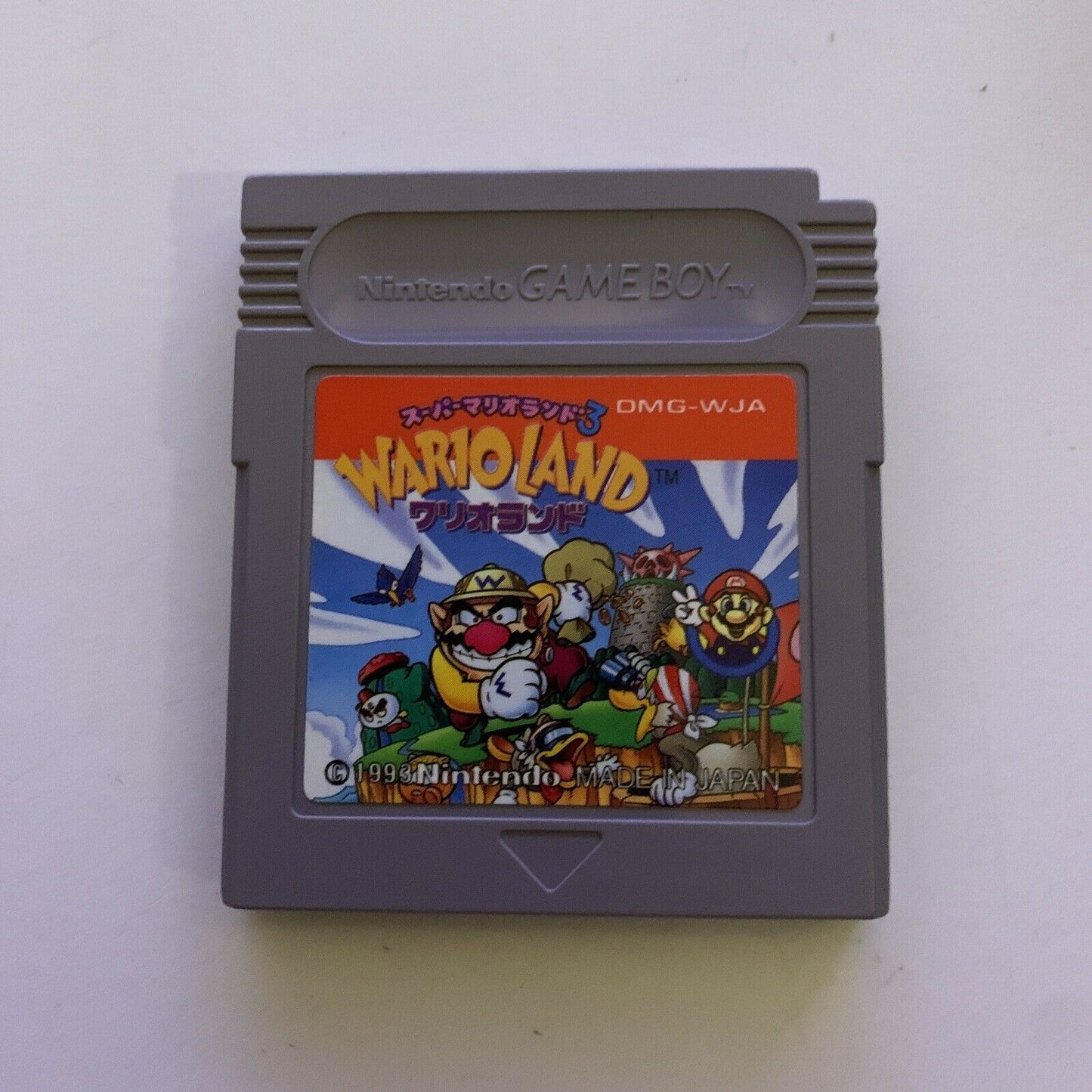 Wario Land - Nintendo Gameboy Japan DMG-WJA-01 1993 with Manual