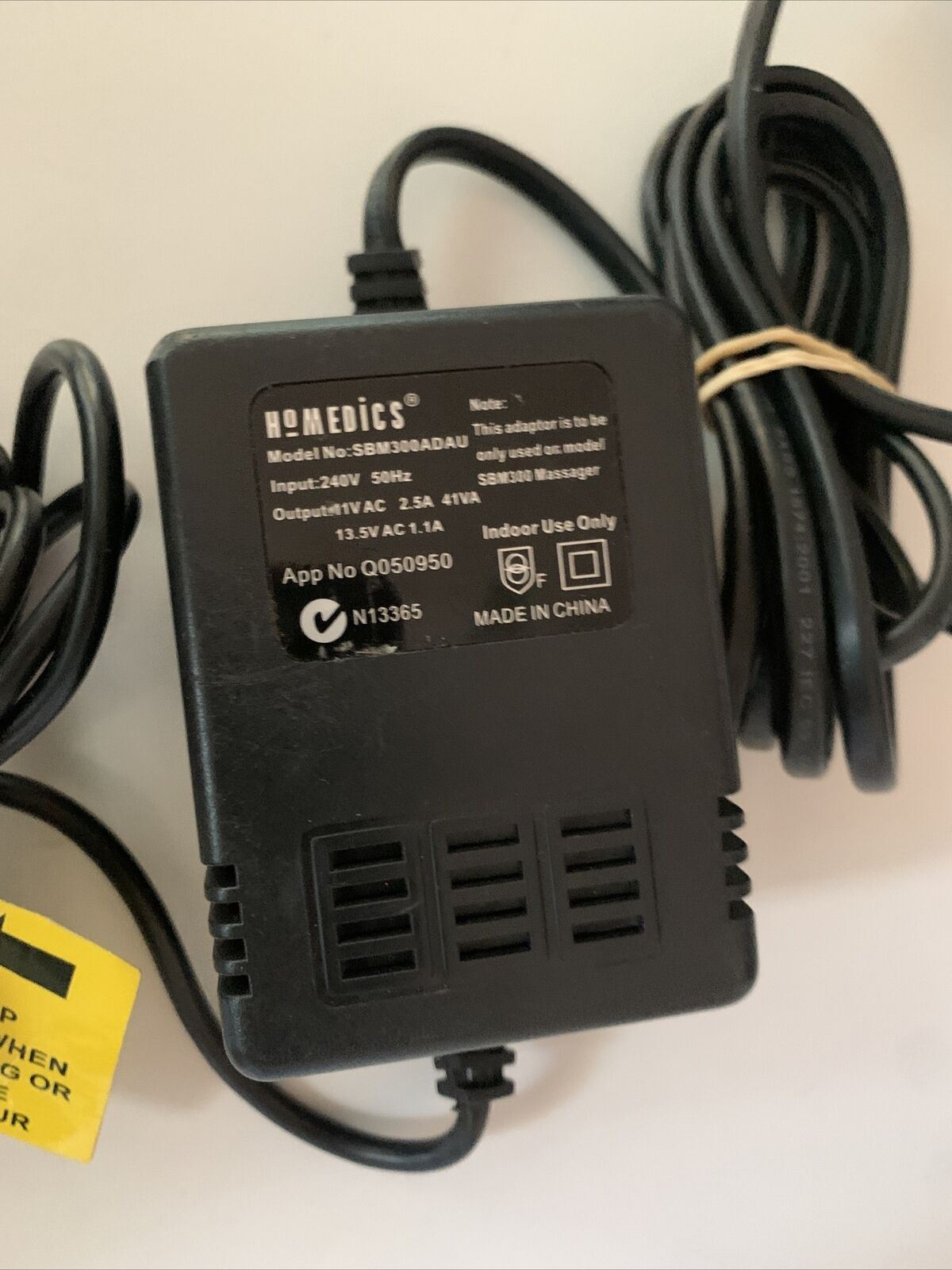 Genuine Homedics SBM300ADAU AC Adapter Power Supply