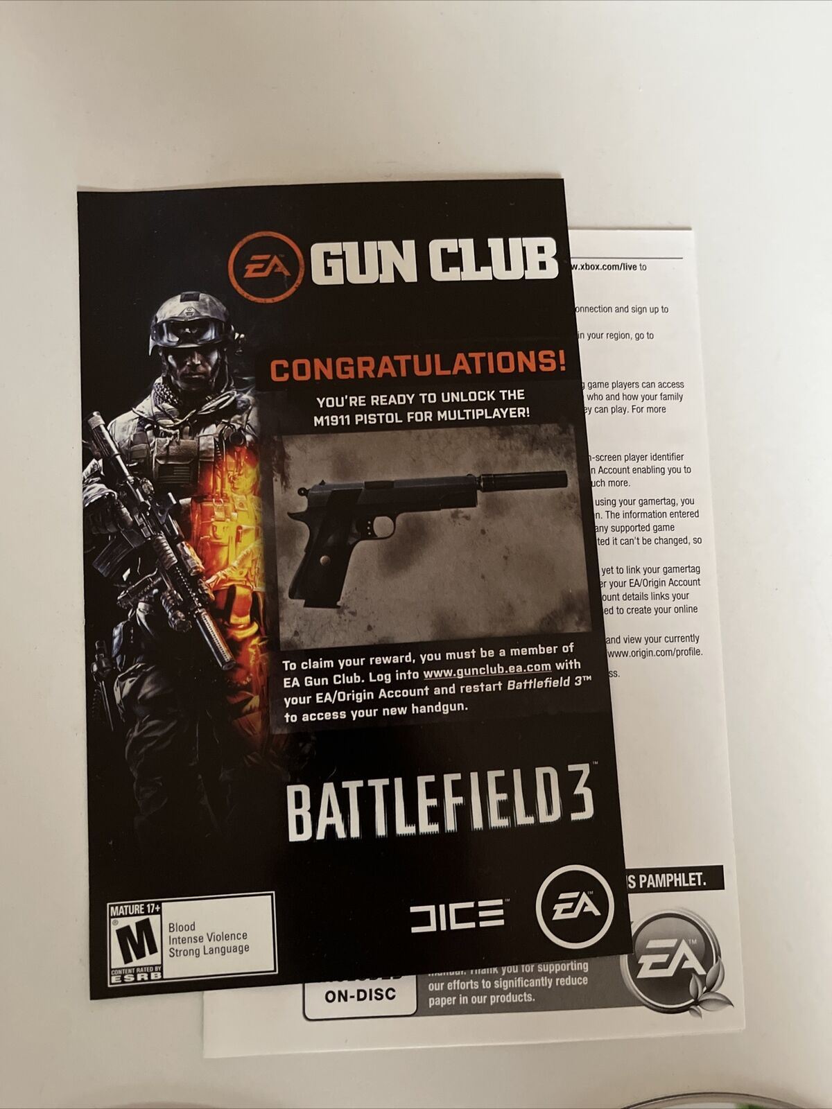 Battlefield 3 - Microsoft Xbox 360 Kinect NTSC-J