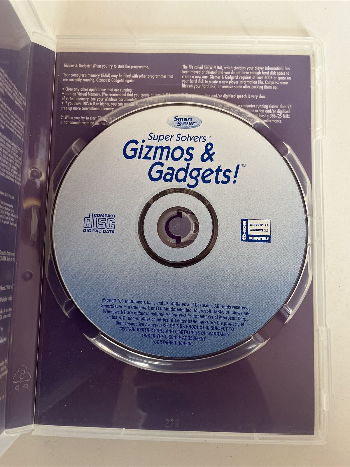Super Solvers Gizmos & Gadgets - PC CD-ROM