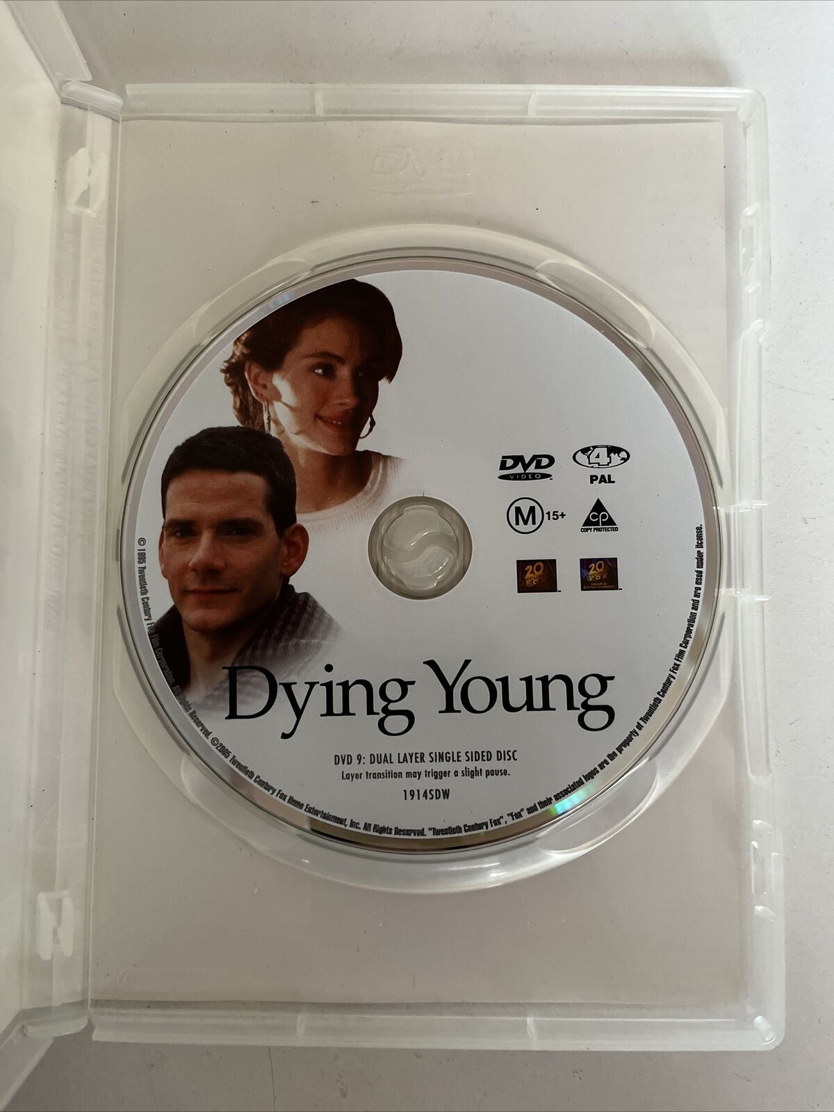 Dying Young (DVD, 1991) Julia Roberts, Campbell Scott. Region 4
