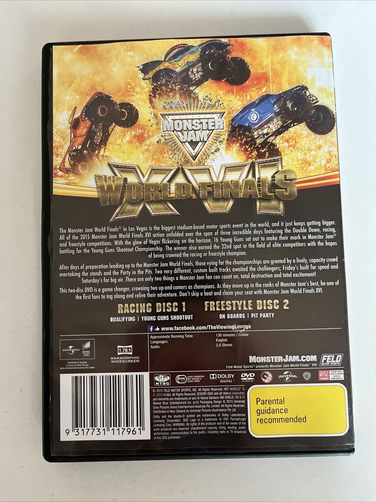 Monster Jam - World Finals XVI 2015 (DVD) Region 4