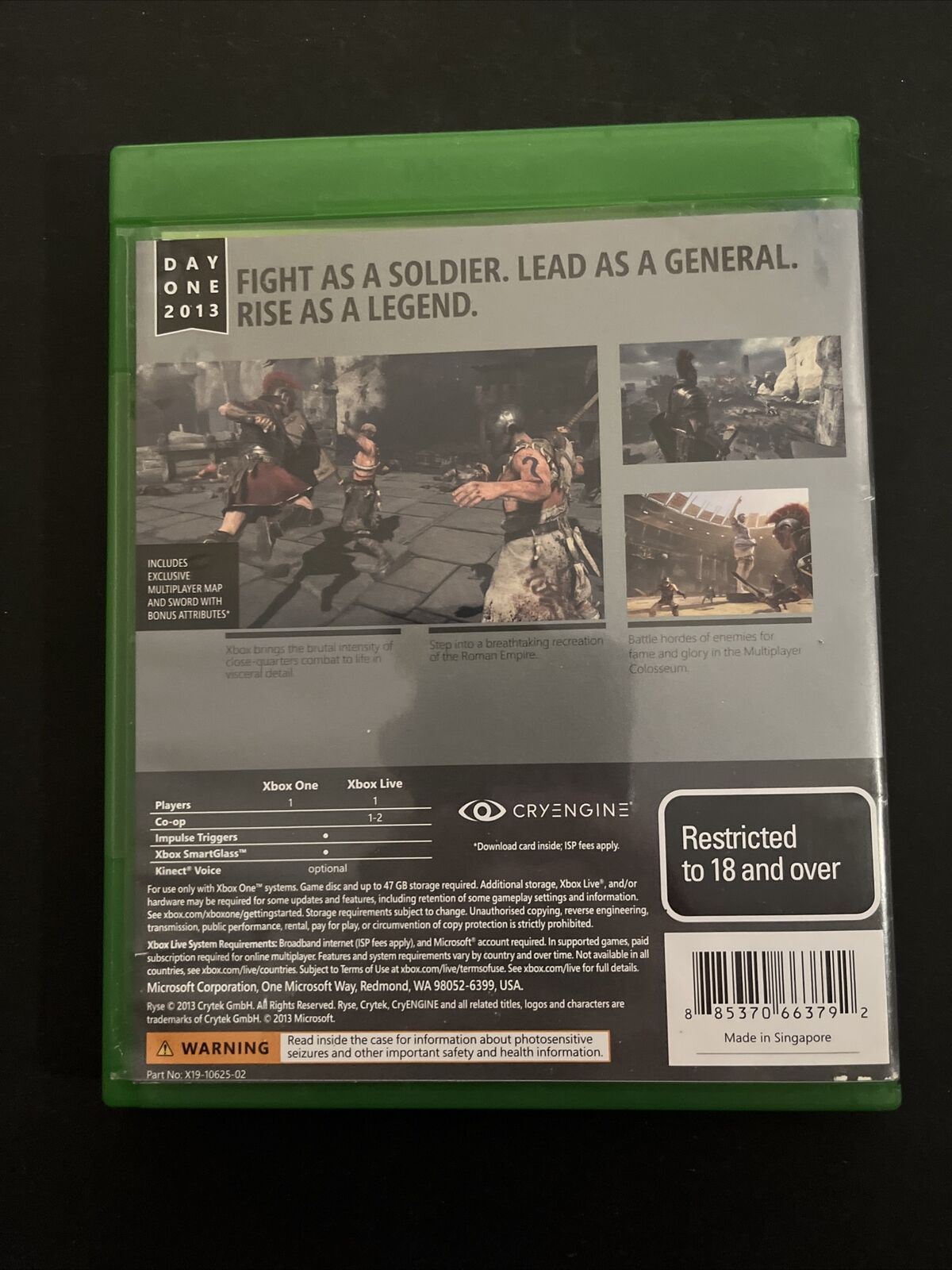 Ryse: Son of Rome - Microsoft Xbox One