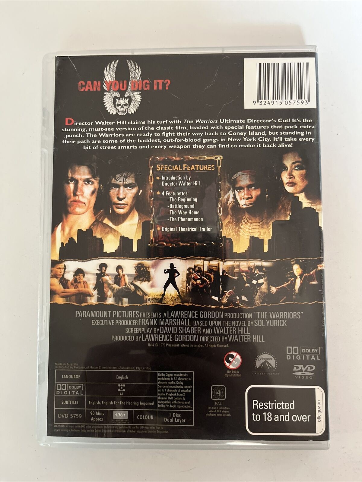 The Warriors - Ultimate Directors Cut (DVD, 1979) Region 4