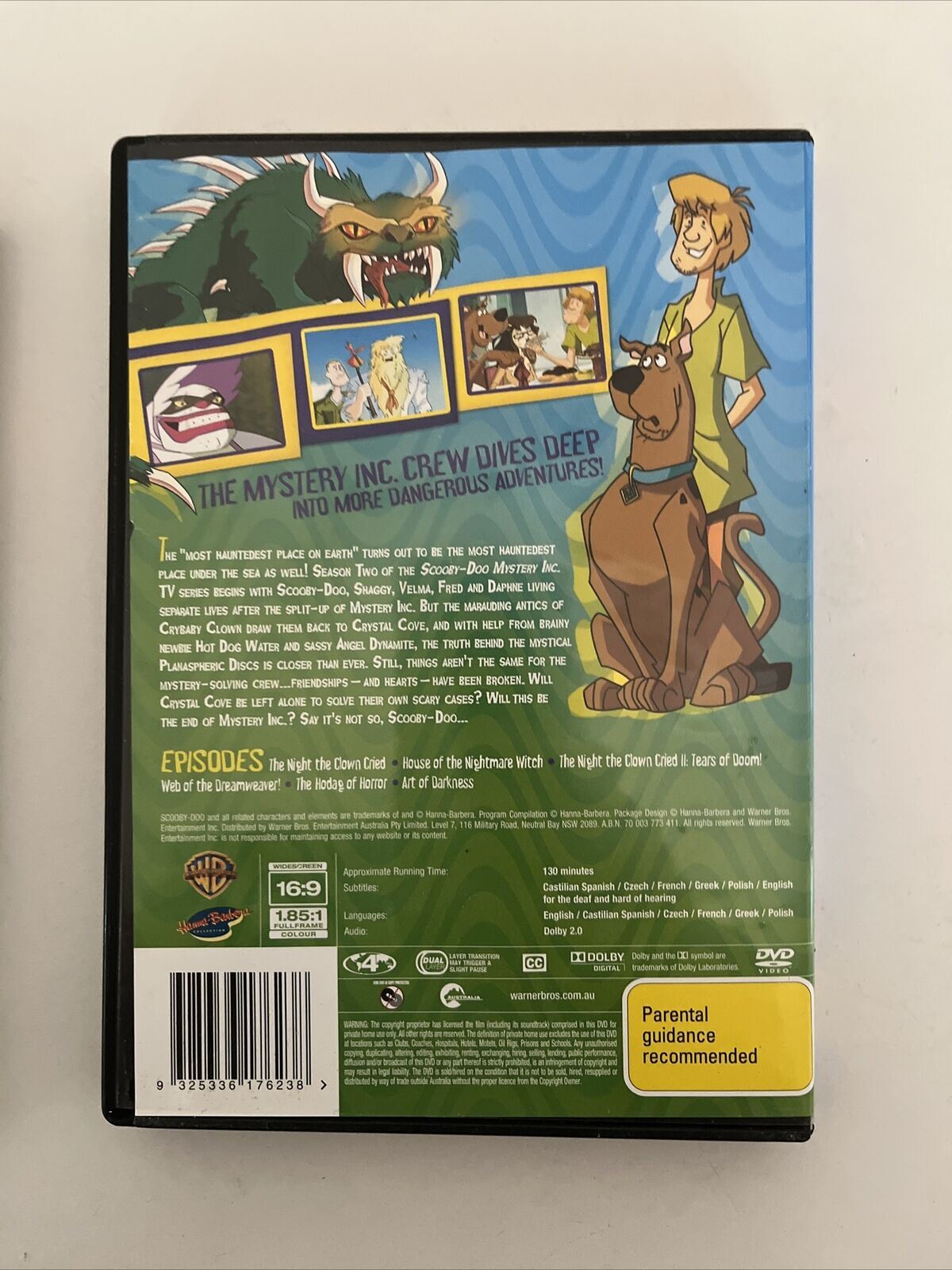 6x Scooby-Doo DVD: Arabian Nights, Zombie Island, Loch Ness Monster and more..