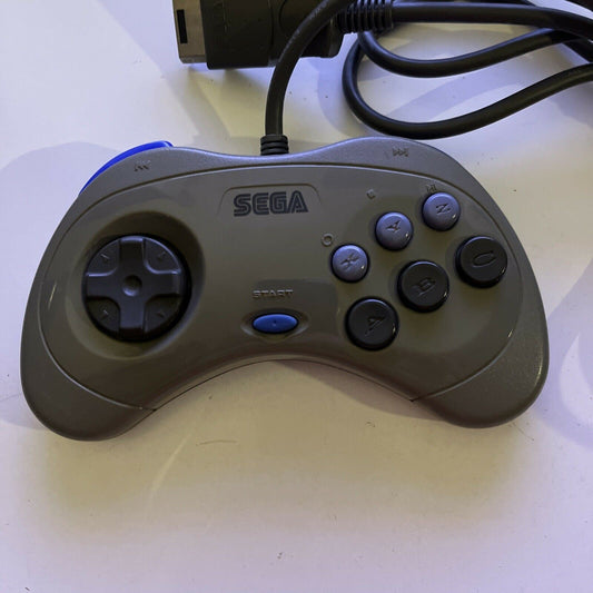 Genuine Official Sega Saturn Controller SS Game Pad Grey HSS-0101