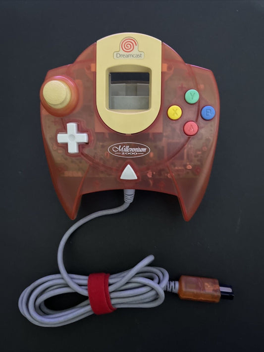Official Sega Dreamcast Millennium 2000 Controller Limited Edition Clear Red