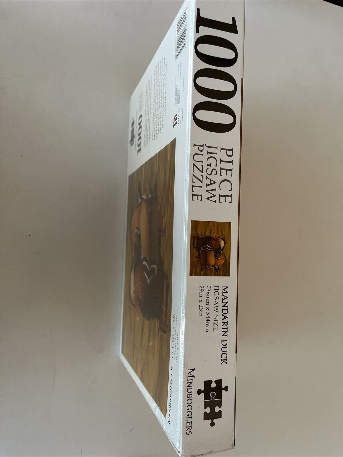 *New Sealed* Mindbogglers Mandarin Duck 1000 Piece Jigsaw Puzzle 74 x 59 cm