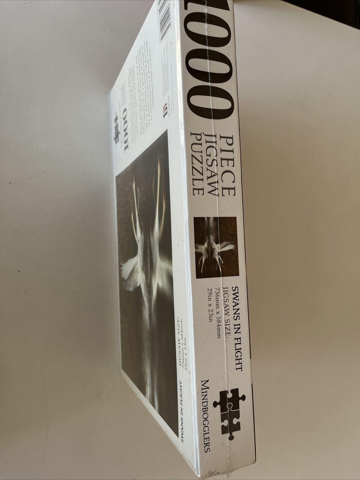 *New Sealed* Mindbogglers Swans In Flight 1000 Piece Jigsaw Puzzle 736mm x 584mm