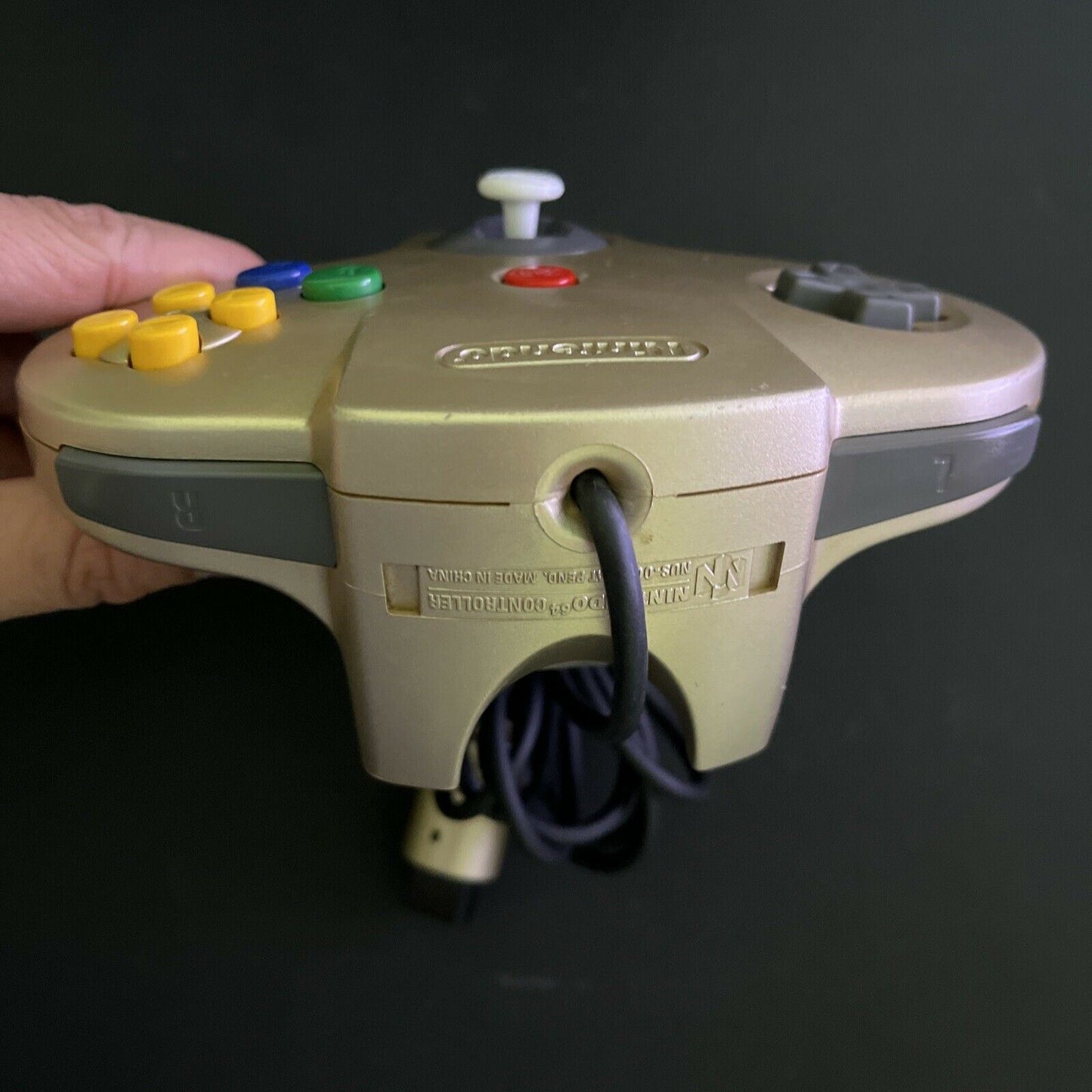 Genuine Official Nintendo N64 Limited Edition Gold Controller. Joystick v good