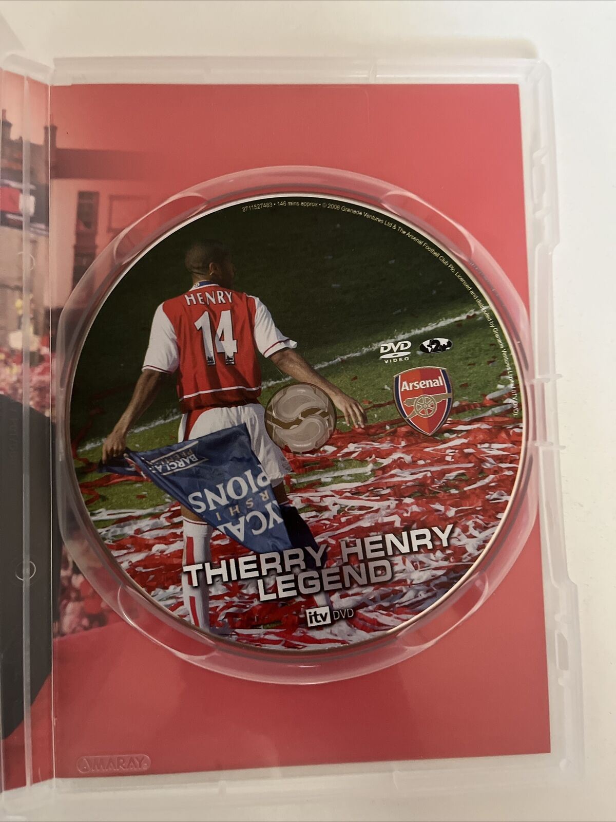 Thierry Henry: Legend (DVD, 2008) All the Goals! Region Free