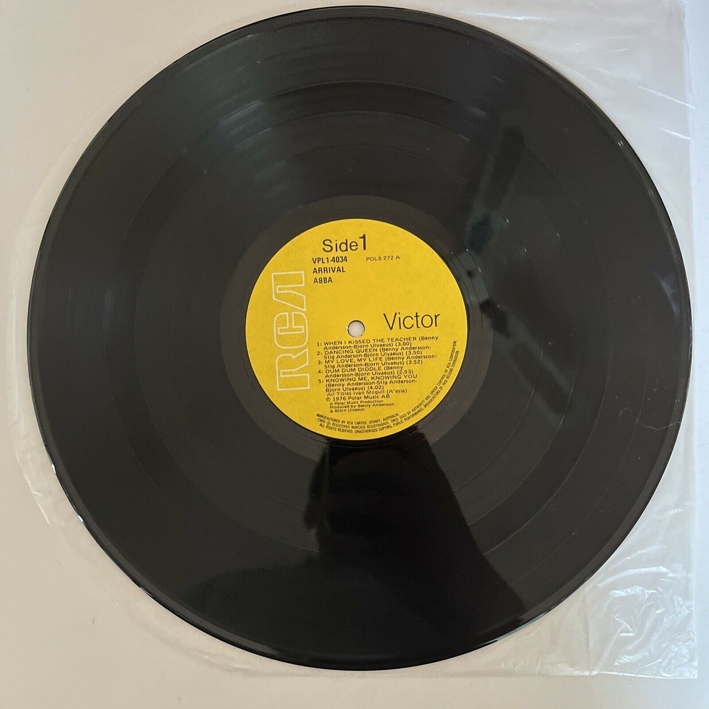 ABBA – Arrival Vinyl LP 1976 Australian 1st Edition Pressing VPL 1 4034