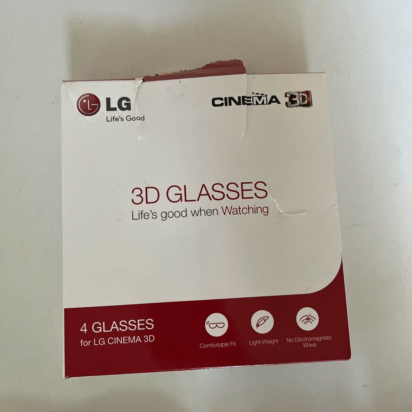 LG 3D Glasses AG-F310 For LG Cinema 3D 4 Glasses