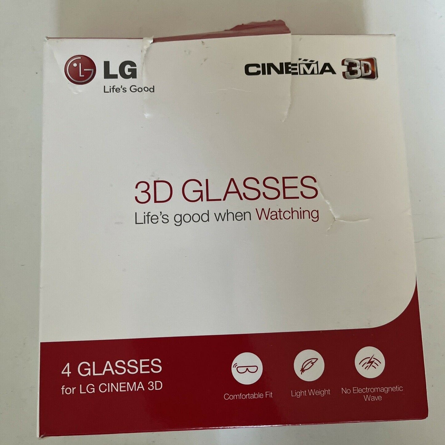 LG 3D Glasses AG-F310 For LG Cinema 3D 4 Glasses