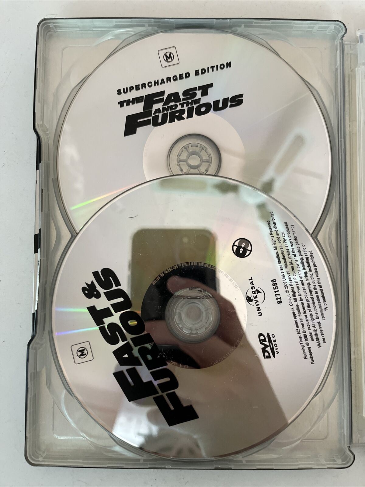 Fast And The Furious Collection 1, 2, 3, 4 + Bonus (DVD) Steel Book . Region 4