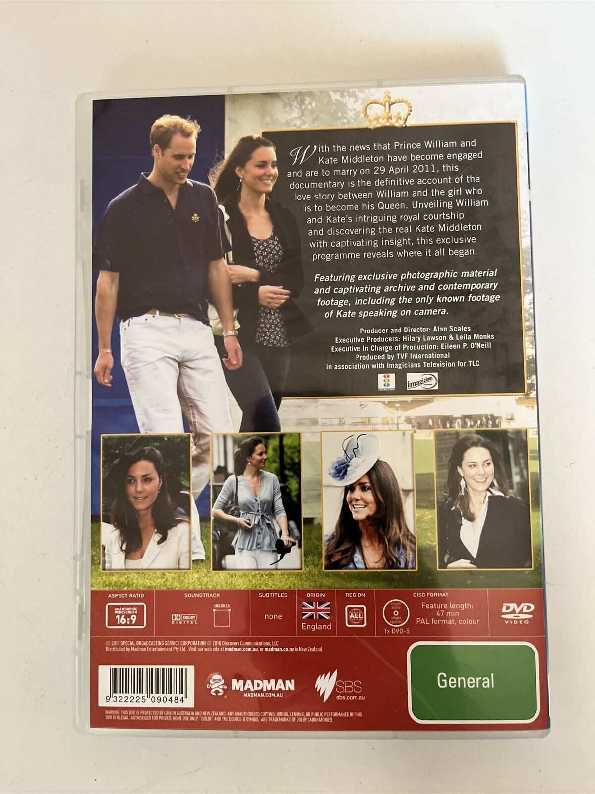 William & Kate - A Royal Love Story (DVD) All Regions