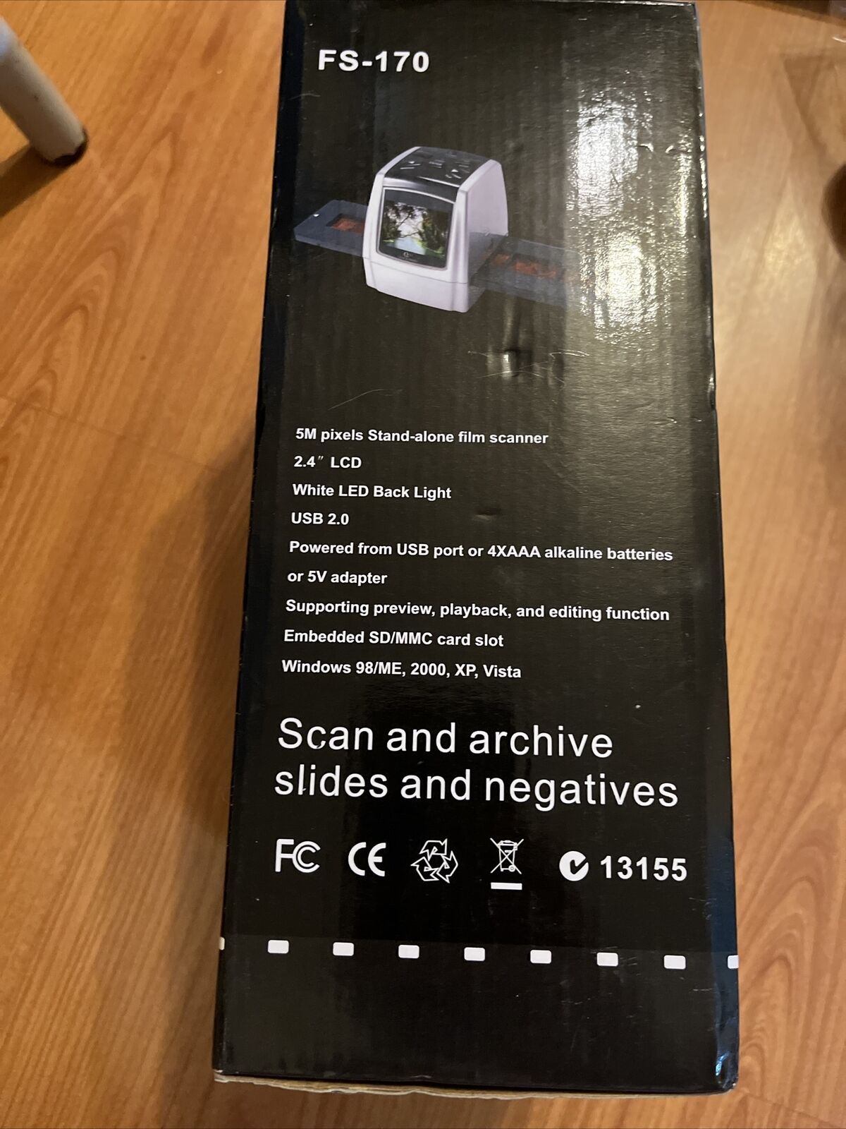 Qpix Digital 35mm Film Negative & Slide Scanner FS-170 USB NEW