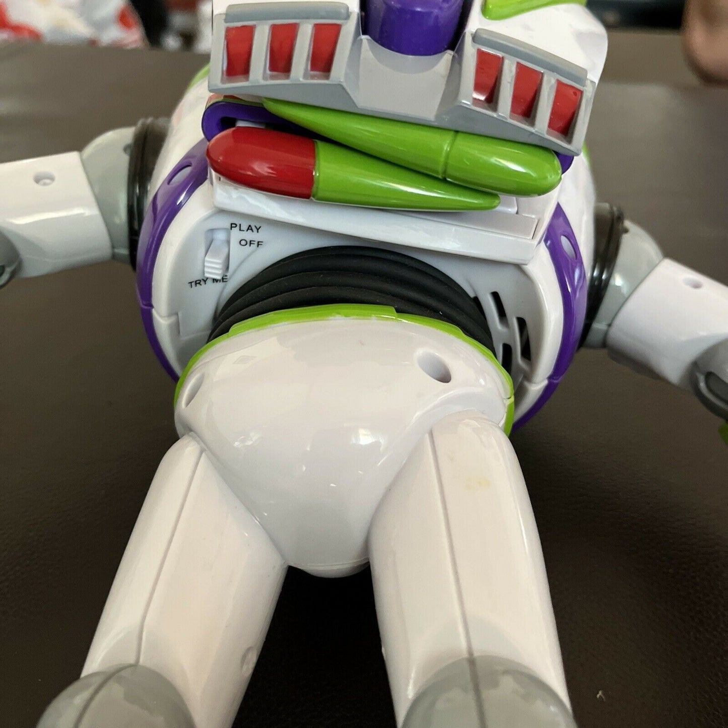 Disney Pixar Buzz Lightyear Toy Story Talking Moving Head Thinkway