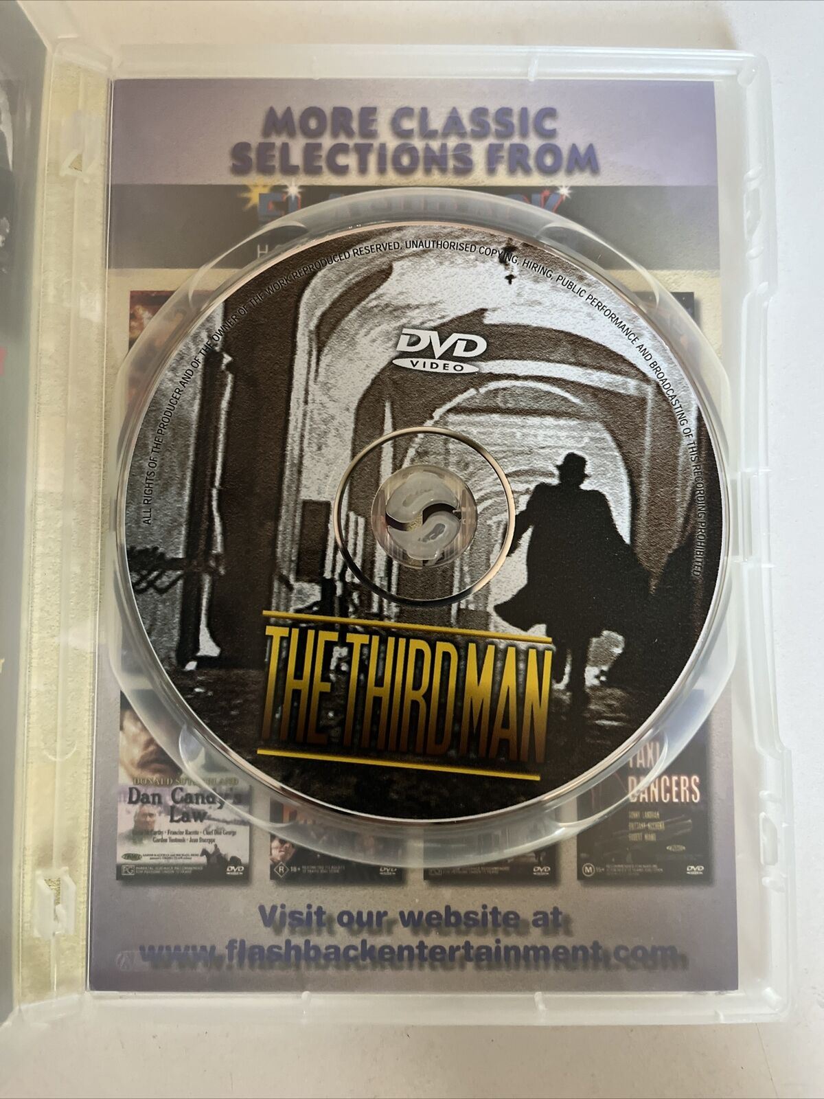 The Third Man (DVD, 1949) Orson Welles. Region Free