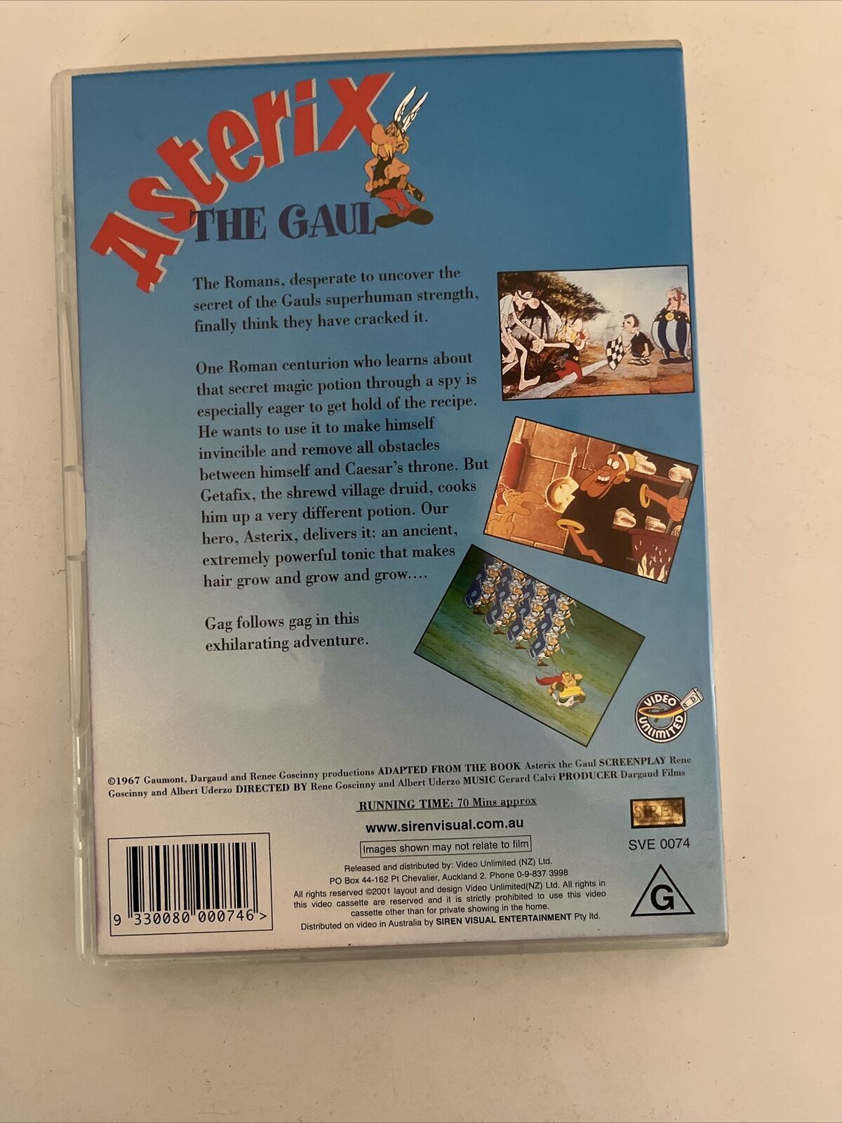 5x Lot Asterix Movies: Britain, Caesar, 12 Tasks, Big Fight, Gaul DVD All Region