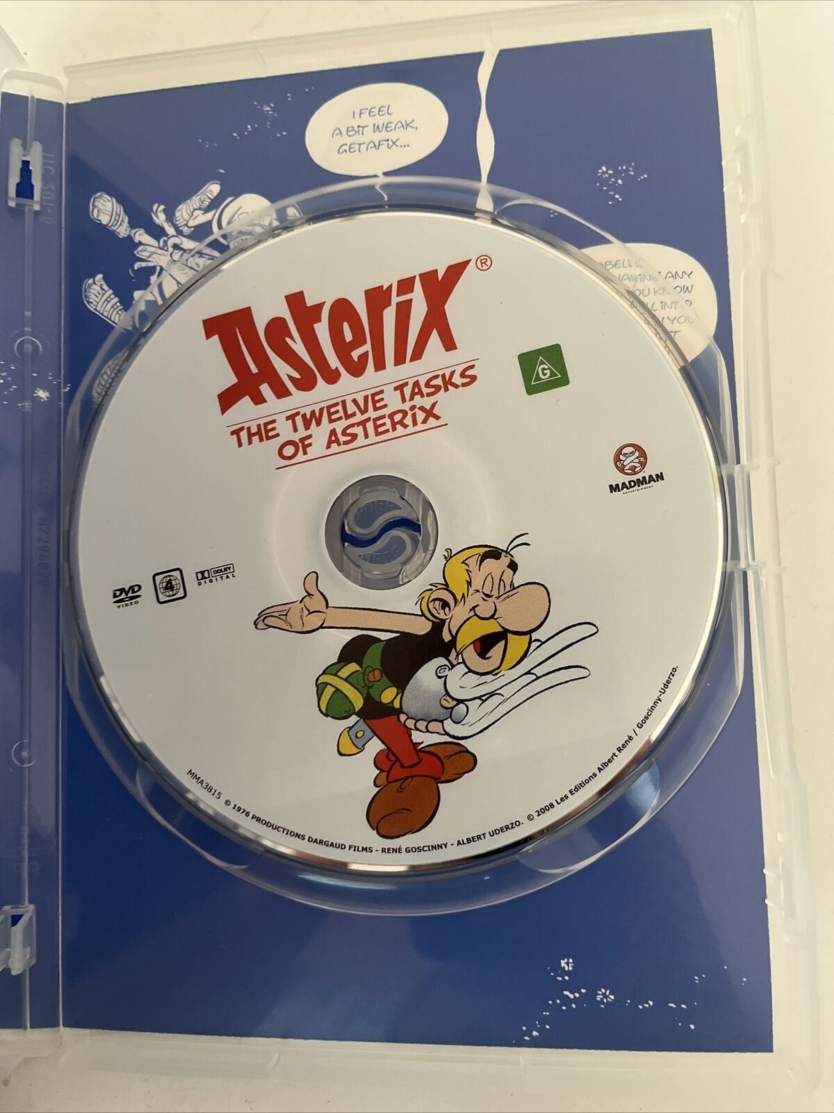 Asterix - The Twelve Tasks Of Asterix (DVD, 1976) Rare Animation Movie. Region 4