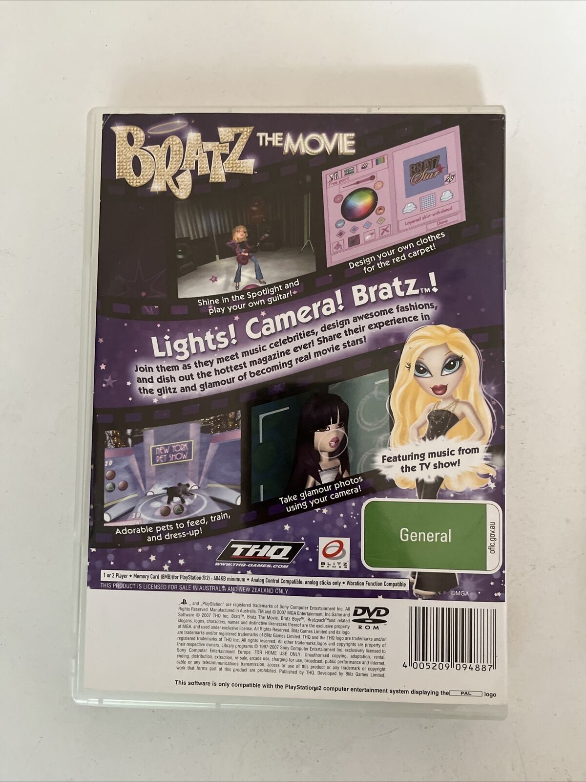 Bratz The Movie - PS2 PlayStation 2 PAL Game with Manual