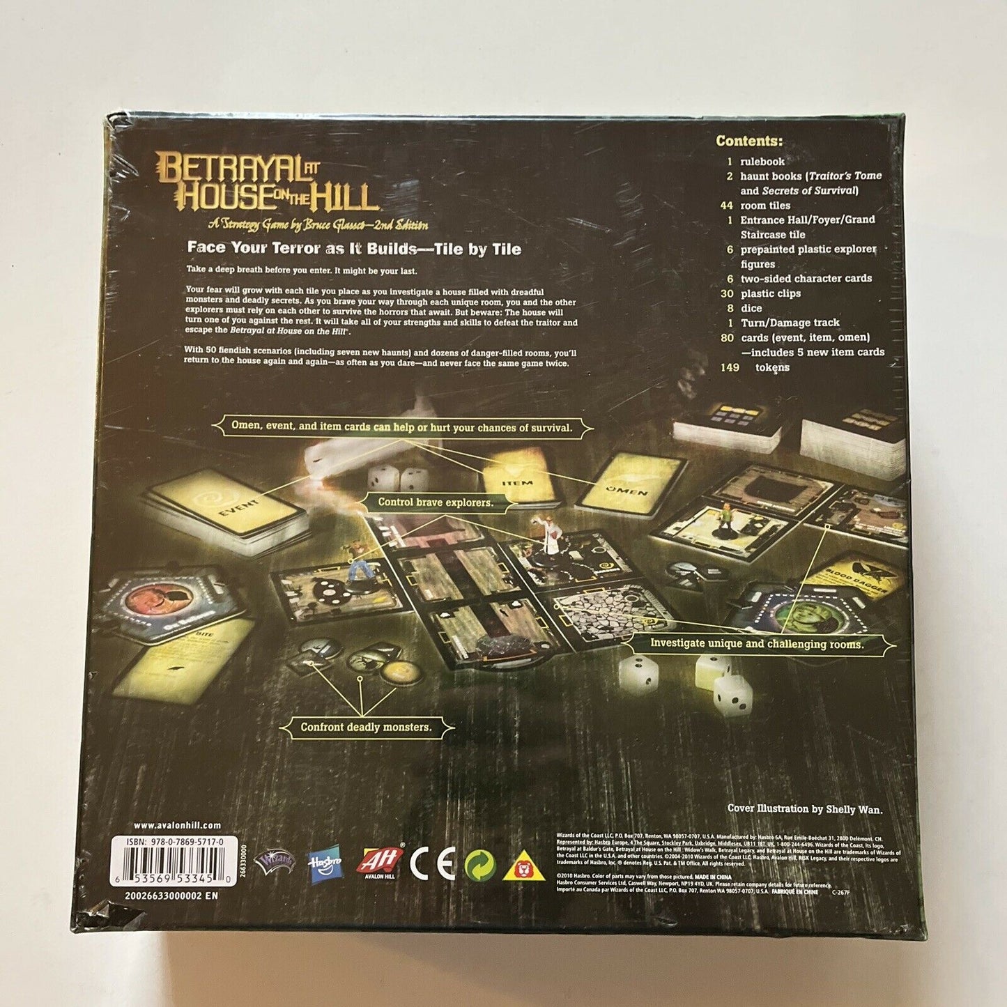 *New Sealed* Avalon Hill Betrayal at House on the Hill Board Game
